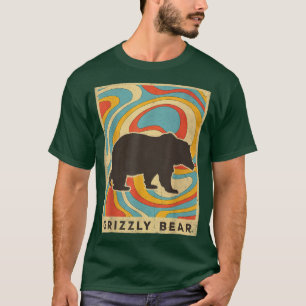 Vintager Grizzlybär Lover Animal Retro Stil T-Shirt
