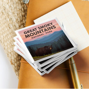 Vintager Großer Rauchgebirgspark Magnet