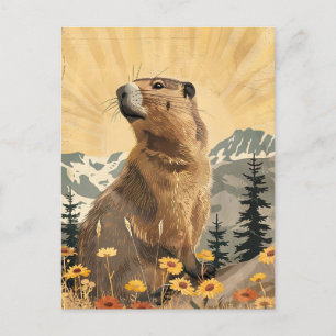 Vintager Grundbesitz Postkarte