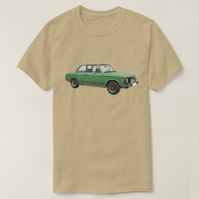 Vintager grüner BMW T-Shirt (Design vorne)
