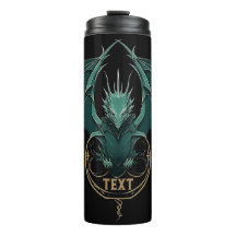 Vintager Grüner Drache Elegance