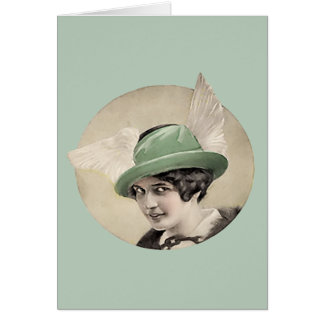 Vintager Grüner Hat