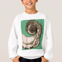Vintager grüner Oktopus Tentacle T-Shirt