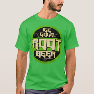 Vintager Grüner Root Beer T-Shirt