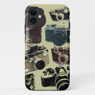 Vintager Grunge-Retro Kamera-Muster Case-Mate iPhone Hülle