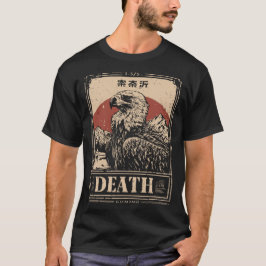 Vintager Grunge-Vulkan | Todsymbolportrait T-Shirt