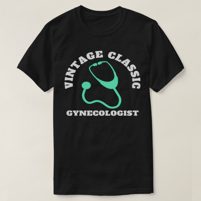 Vintager Gynäkologe 1 T-Shirt (Design vorne)