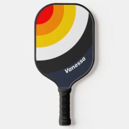 Vintager Hafenzirkel mit Name Pickleball Schläger