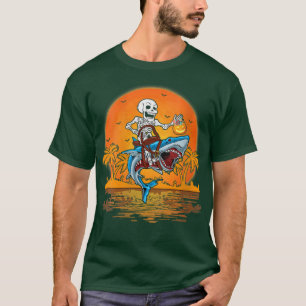 Vintager Hai Lover Gedeckter Wasserpark California T-Shirt