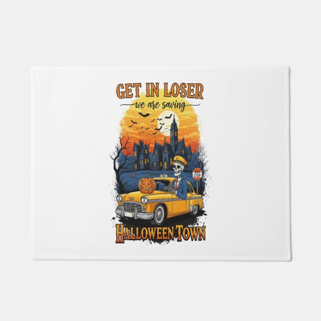 Vintager Halloween-Film Fußmatte (Vorderseite)