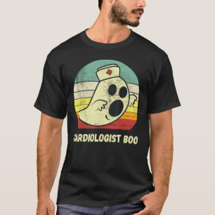 Vintager Halloween-Ghost-Kardiologe Boo Doctor Me T-Shirt