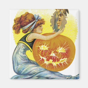 Vintager Halloween-Glamour Magnet