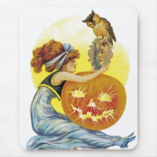 Vintager Halloween-Glamour Mousepad (Vorne)