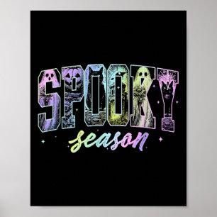 Vintager Halloween Horror Soky Season Ghost Mens W Poster