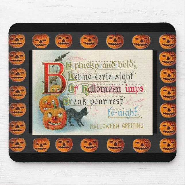Vintager Halloween-Imp Mousepad (Vorne)