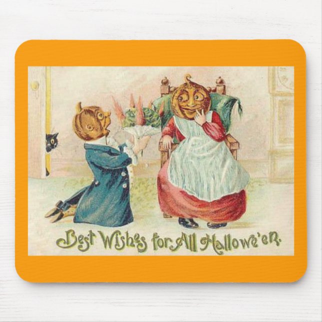 Vintager Halloween-Jack o'Lantern Mousepad (Vorne)