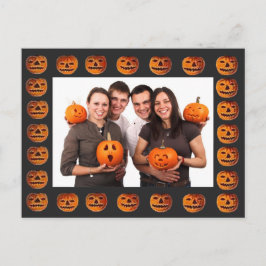 Vintager Halloween Jack Postkarte