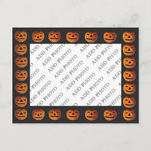 Vintager Halloween Jack Postkarte