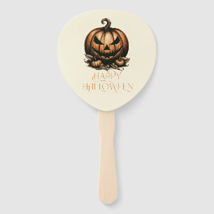 Vintager Halloween-Kürbis Fächer