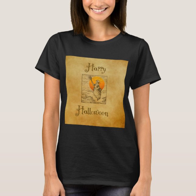 Vintager Halloween-T - Shirt (Vorderseite)