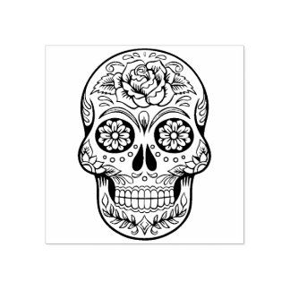 Vintager Halloween-Tag Gummistempel