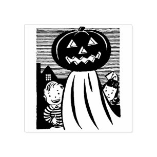 Vintager Halloween-Trick oder Kids-Gummi-Briefmark Gummistempel