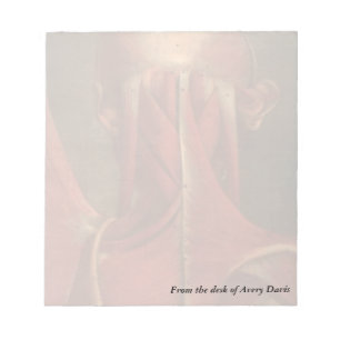 Vintager Hals der Anatomie-  Notizblock