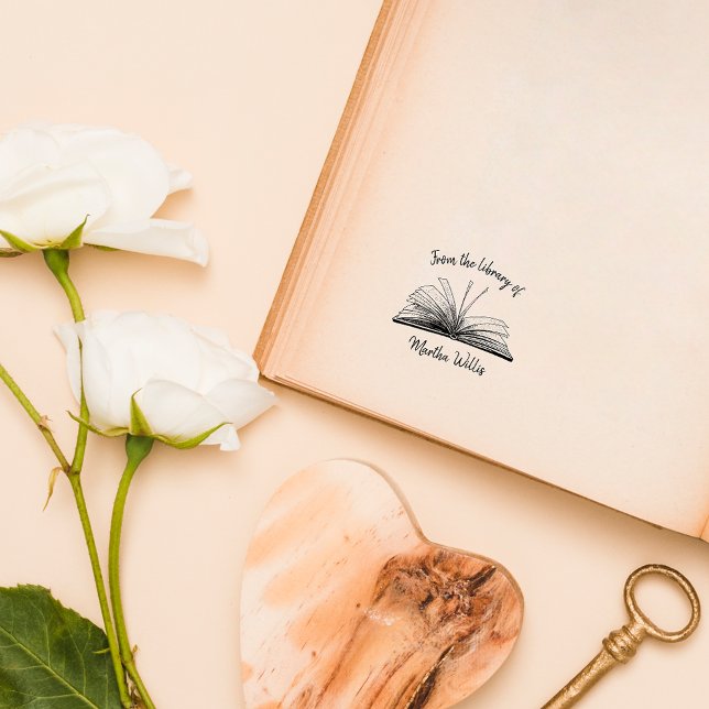 Vintager handgeschriebener Individuelle Name Buchh Permastempel (Von Creator hochgeladen)