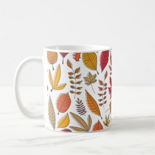 Vintager, handgezeichneter doodless Hintergrund mi Kaffeetasse
