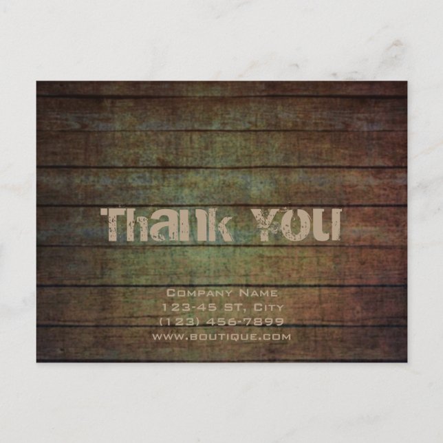 Vintager handymischer Holzbauschreiner Postkarte (Vorderseite)