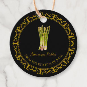 Vintager hausgemachte Spargel Pickle Hang Tag Geschenkanhänger