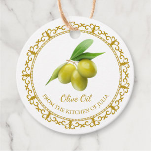 Vintager, hausgemachter Olive Oil Hang Tag Geschenkanhänger
