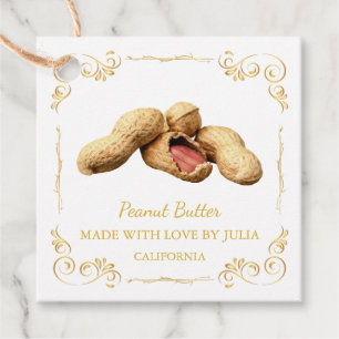 Vintager, hausgemachter Peanut Butter Square Hang Geschenkanhänger