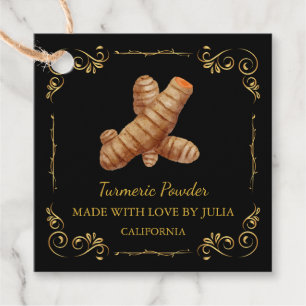 Vintager hausgemachter türkischer Pulvermarkt Geschenkanhänger