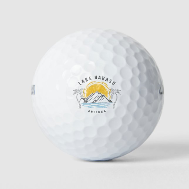 Vintager Havasu-Arizonassee Golfball (Vorderseite)