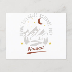 Vintager Hawaii-Vulkani-Nationalpark Hawaii Postkarte