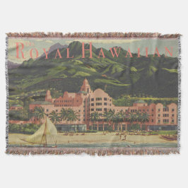 Vintager Hawaiianischer Throw-Blanket Decke