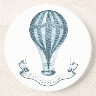 Vintager Heißluft-Ballon-Sandstein-Untersetzer Getränkeuntersetzer