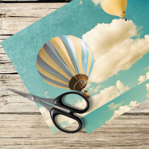 Vintager Heißluftballon Seidenpapier