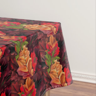 Vintager Herbst verlässt Georgia O'Keefe Tischdecke