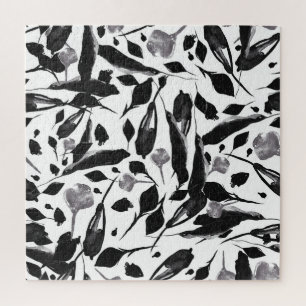 Vintager Herbstausgang, nahtloser Hintergrund. Puzzle