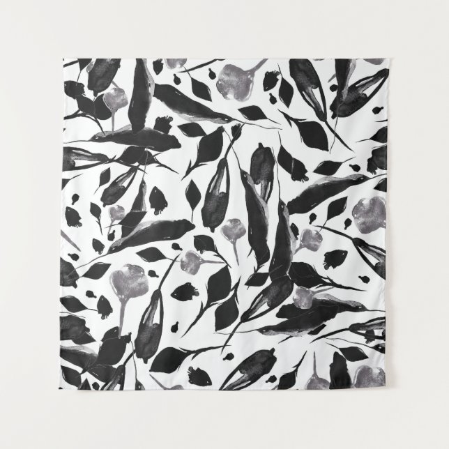 Vintager Herbstausgang, nahtloser Hintergrund. Wandteppich (Vorderseite)