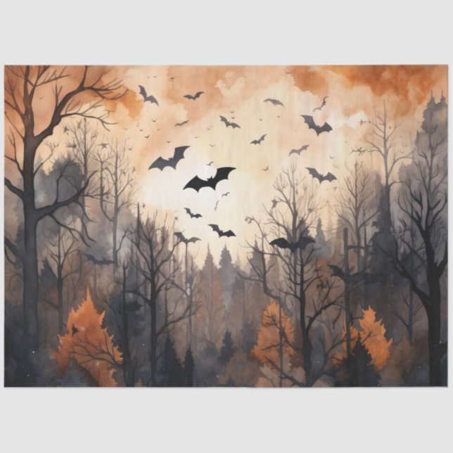 Vintager Herbstschwung Seidenpapier (Vorderseite)