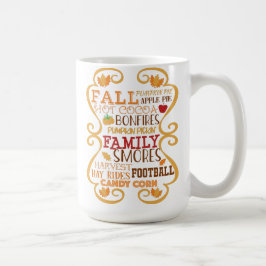 Vintager Herbsttag Kaffeetasse