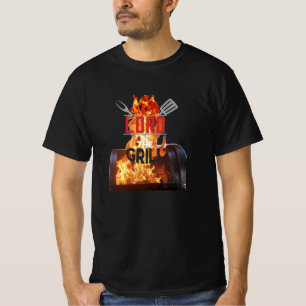 Vintager Herr des Grills T-Shirt