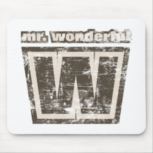 Vintager Herr Wonderful Mousepad