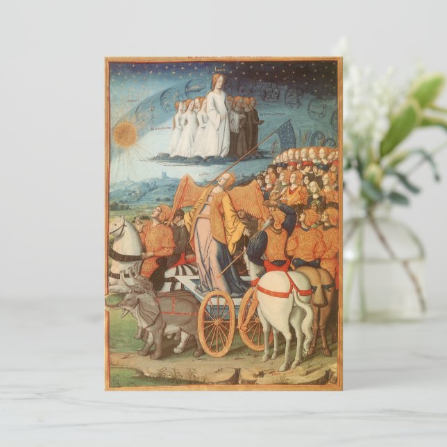 Vintager Himmelsastronomie-Power des Himmels (Stehend Vorderseite)