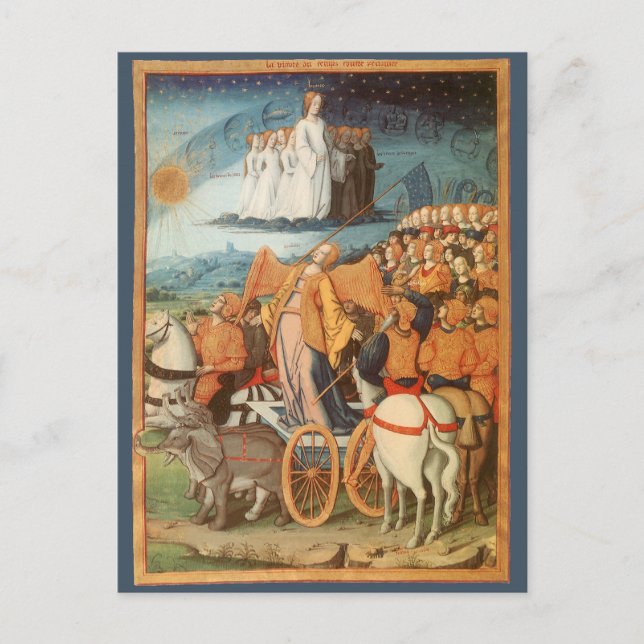 Vintager Himmelsastronomie-Power des Himmels Postkarte (Vorderseite)