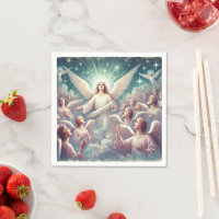 Vintager Himmlischer Wirt von Angels Krippe Dekoup