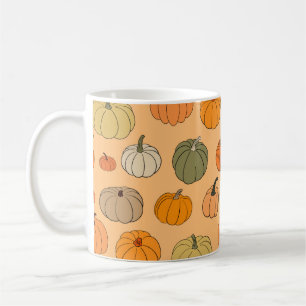 Vintager Hintergrund für glattes Herbst Kaffeetasse